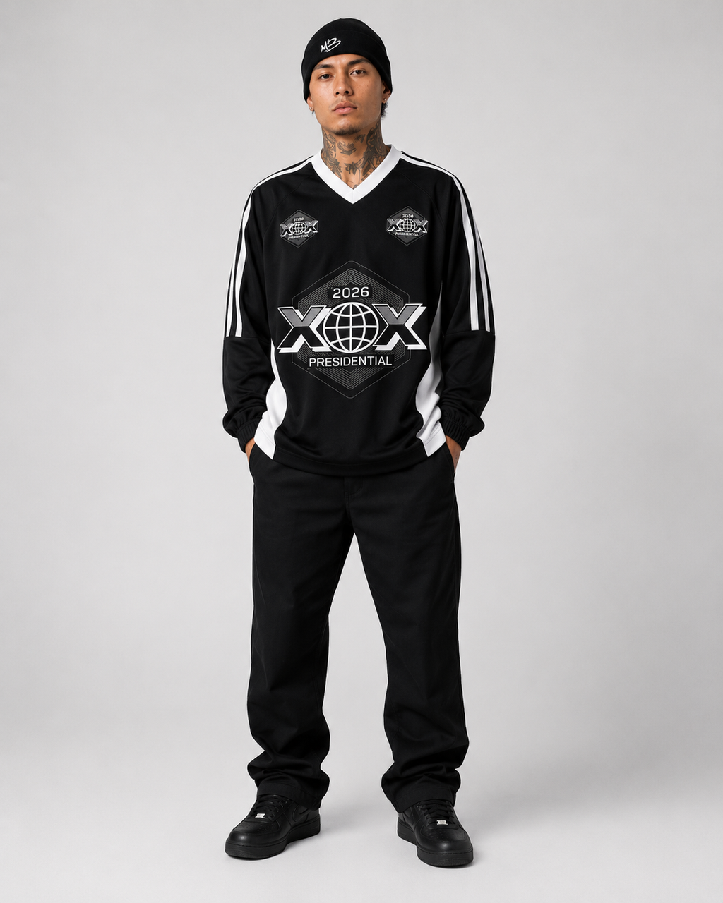 XOX - Presidential Motocross V-Neck Long Sleeve Shirt