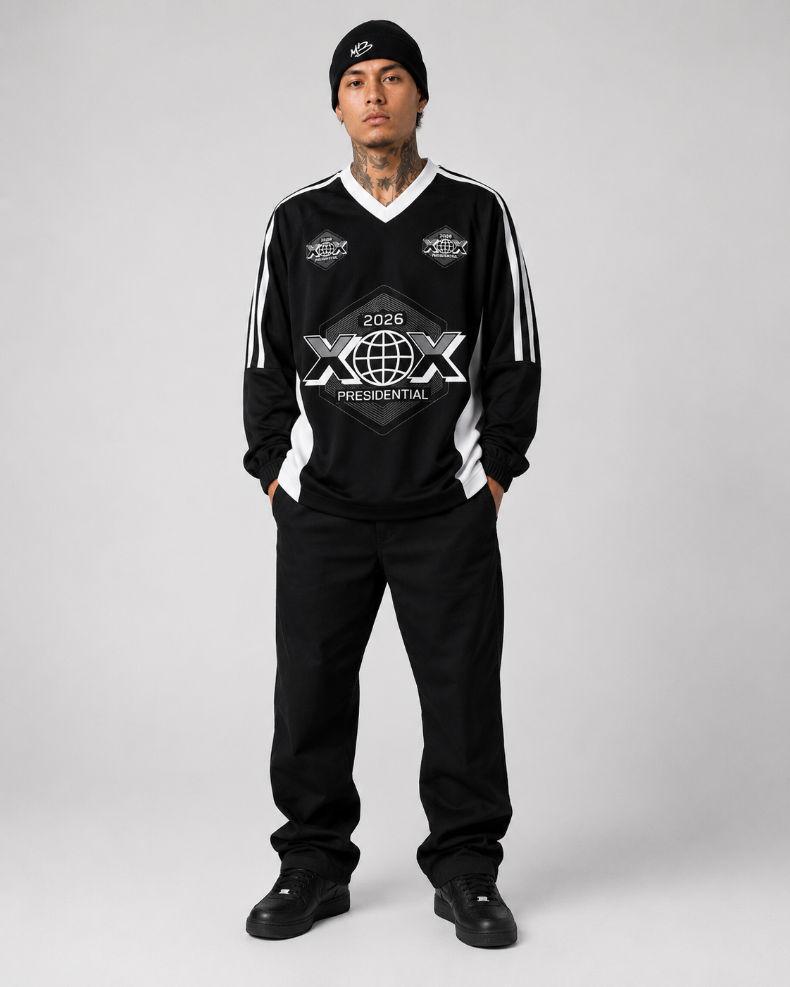 XOX - Presidential Motocross V-Neck Long Sleeve Shirt