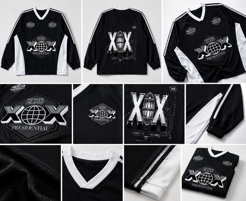 XOX - Presidential Motocross V-Neck Long Sleeve Shirt