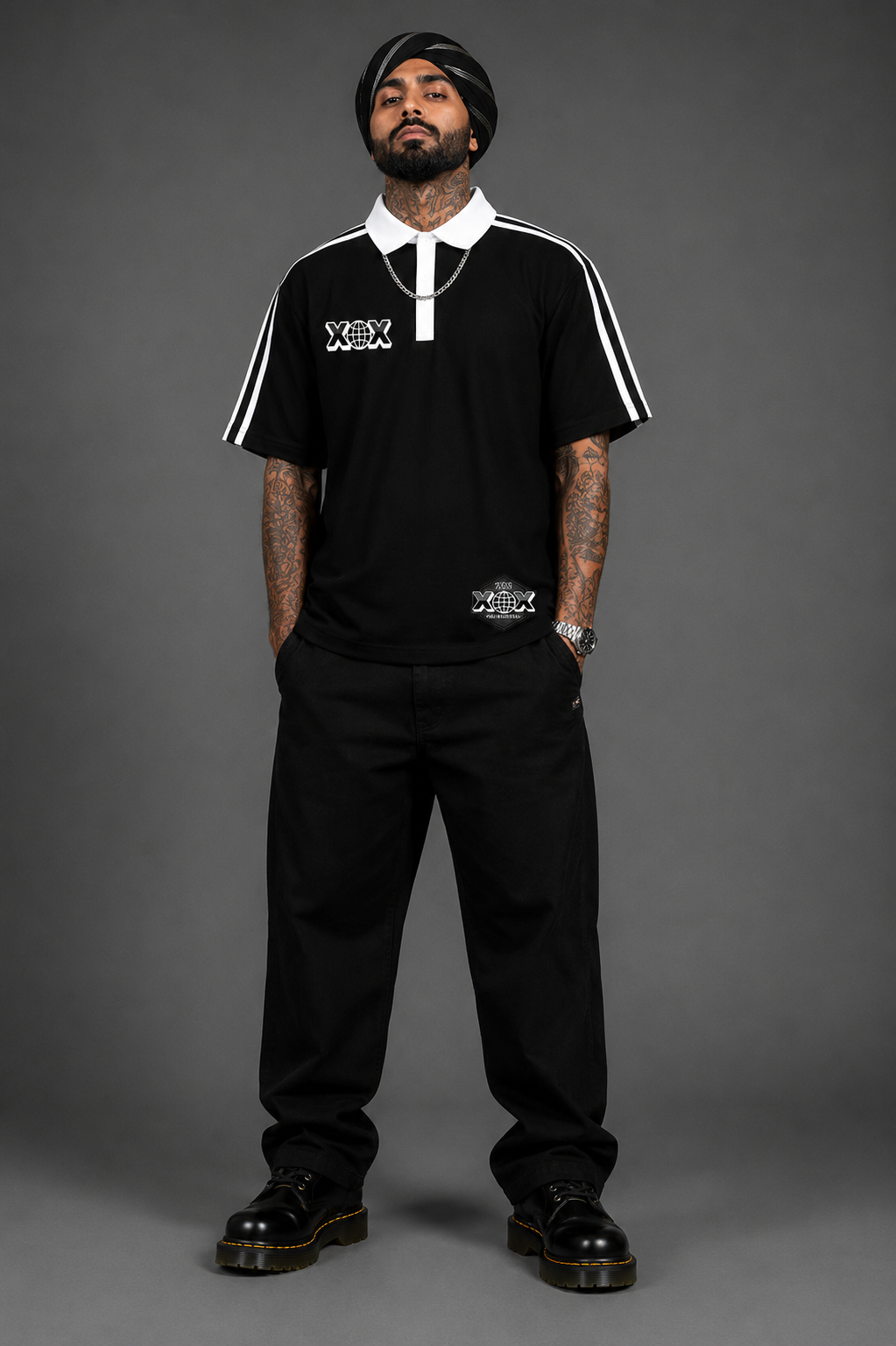 Polo XOX -Rugby Sleeve Polo Shirt