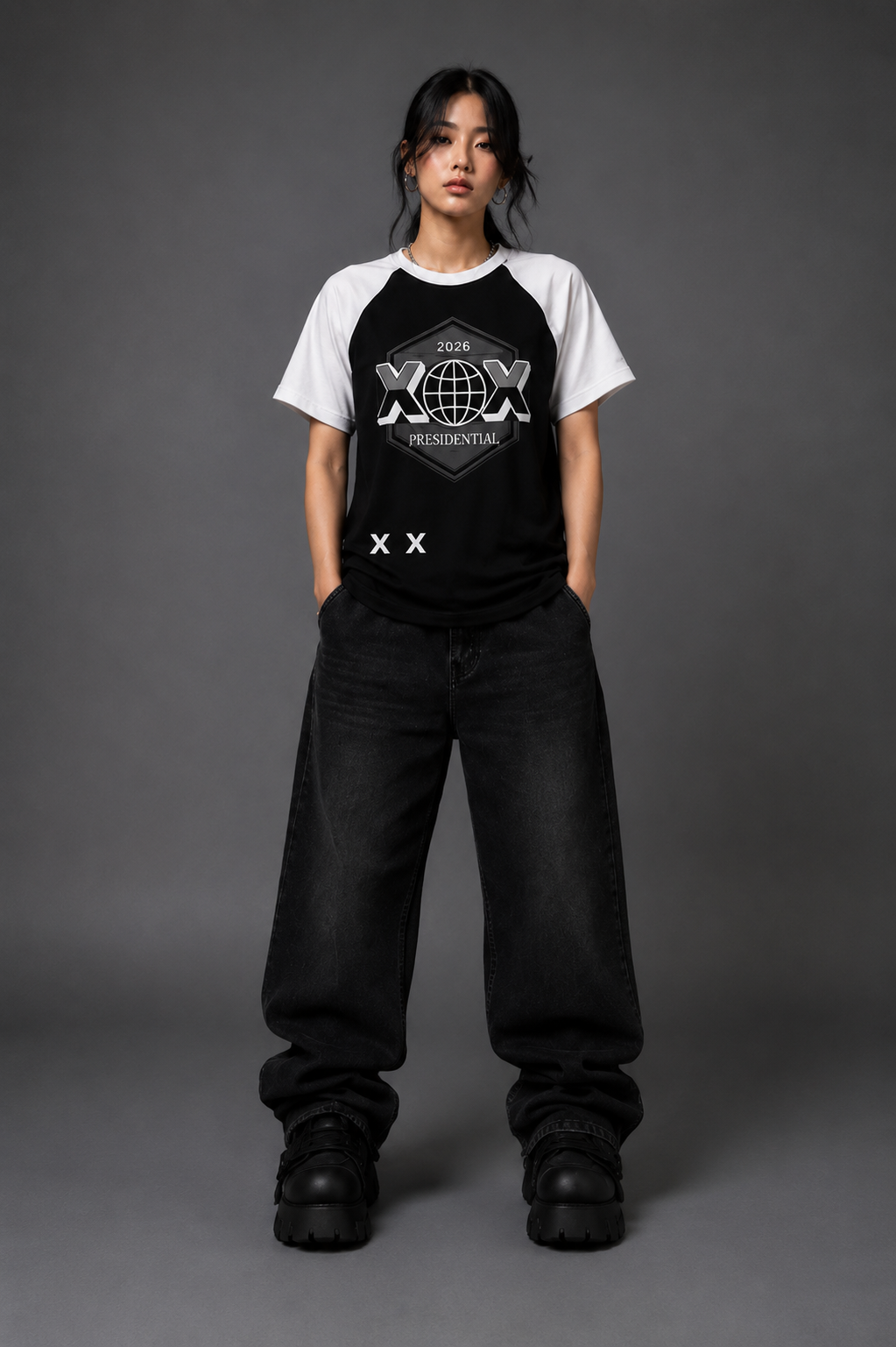 XOX - Presidential Raglan Sleeve T-Shirt
