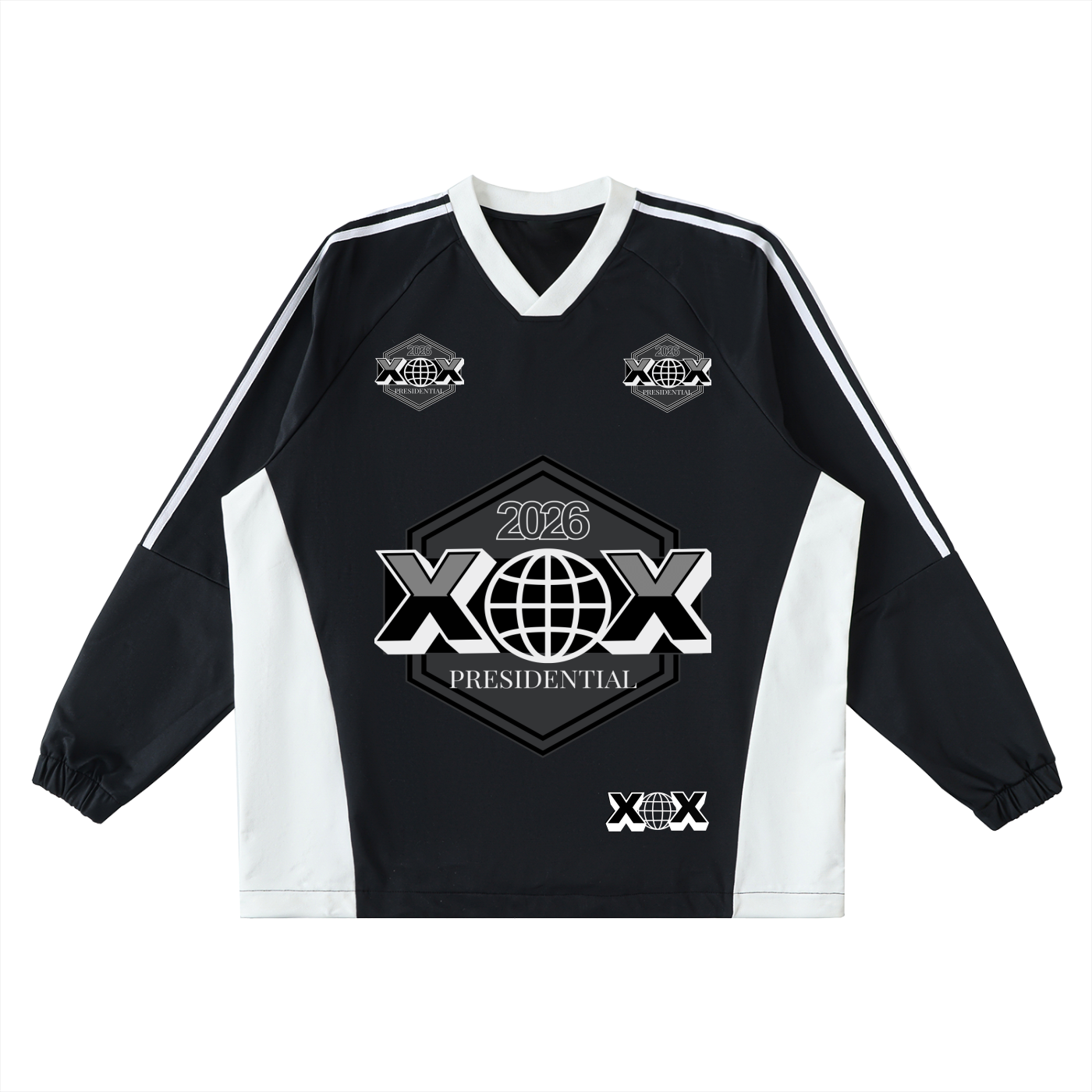 XOX - Presidential Motocross V-Neck Long Sleeve Shirt